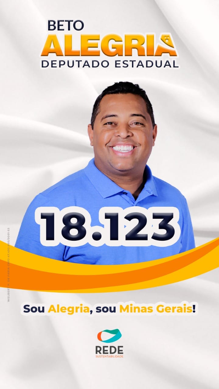 Beto Alegria – Candidato a Dep. Estadual 18.123